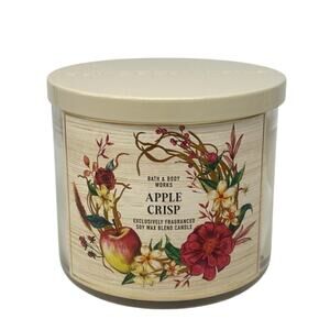 Bath & Body Works APPLE CRISP 3-Wick Scented Candle NEW